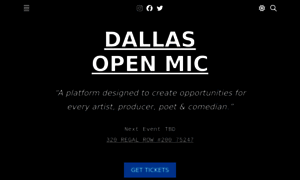 Dallasopenmic.com thumbnail