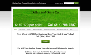 Dallassodgrass.com thumbnail