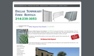 Dallastemporaryfencerentals.com thumbnail