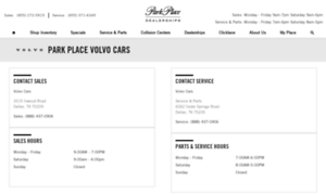 Dallasvolvo.parkplace.com thumbnail