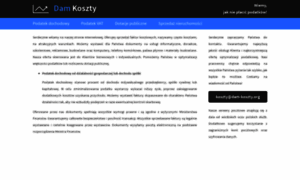 Dam-koszty.org thumbnail