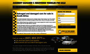 Damagedvehiclesforsale.co.za thumbnail