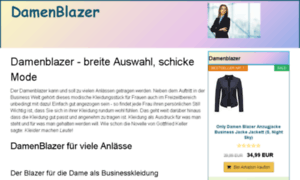 Damen-blazer.org thumbnail