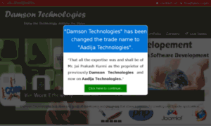 Damsontechnologies.co.in thumbnail