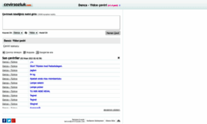 Danca-yidce.cevirsozluk.com thumbnail