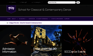 Dance.tcu.edu thumbnail