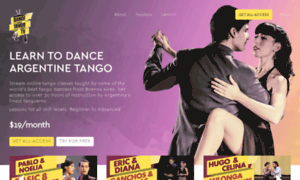 Dancetangotv.com thumbnail