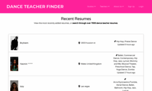 Danceteacherfinder.com thumbnail