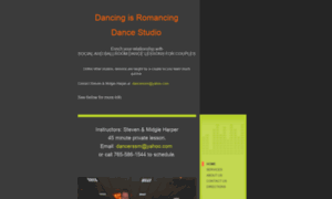 Dancingisromancingdancestudio.com thumbnail