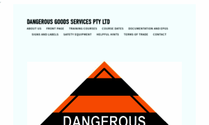 Dangerousgoodsservices.com.au thumbnail
