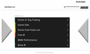 Danielfast.com thumbnail