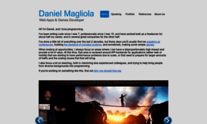 Danielmagliola.com thumbnail