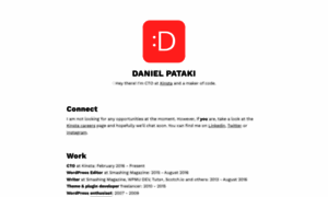 Danielpataki.com thumbnail