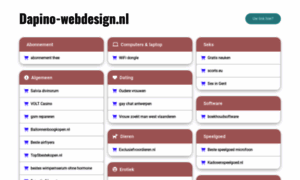 Dapino-webdesign.nl thumbnail
