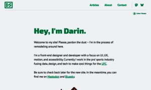 Darins.page thumbnail