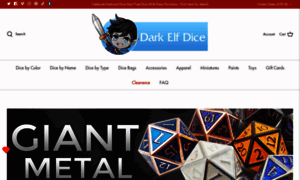 Dark-elf-dice.myshopify.com thumbnail