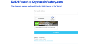 Dash.cryptocoinfactory.com thumbnail