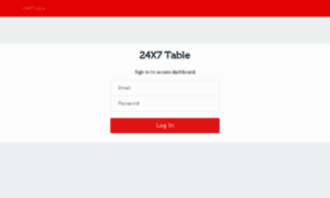 Dashboard.24x7table.com thumbnail