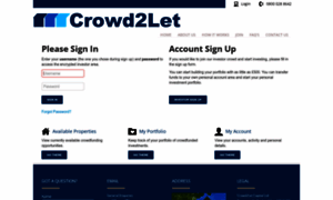 Dashboard.crowd2let.com thumbnail