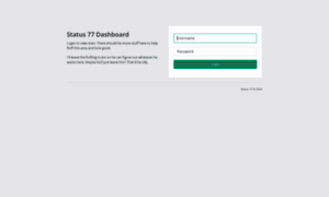 Dashboard.status77.com thumbnail