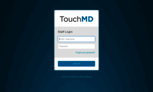 Dashboard.touchmd.com thumbnail