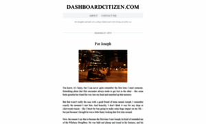 Dashboardcitizen.wordpress.com thumbnail