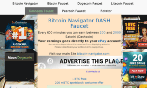 Dashfaucet.bitcoin-navigator.com thumbnail