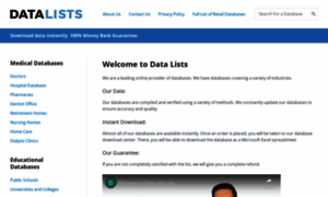 Data-lists.com thumbnail