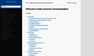 Data-retriever.org thumbnail