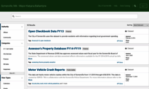 Data.somervillema.gov thumbnail