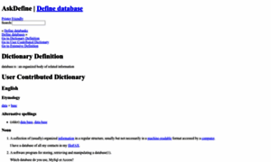 Database.askdefine.com thumbnail