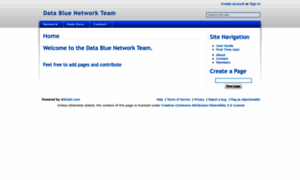 Databluenetwork.wikidot.com thumbnail