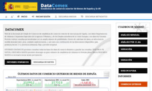 Datacomex.comercio.es thumbnail