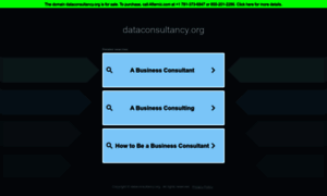 Dataconsultancy.org thumbnail