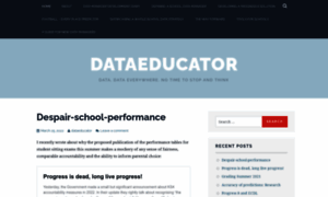 Dataeducator.wordpress.com thumbnail