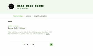 Datagolfblogs.ca thumbnail