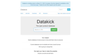 Datakick.org thumbnail