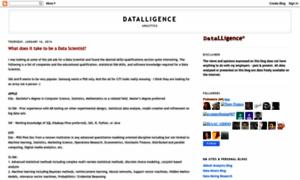 Datalligence.blogspot.com thumbnail