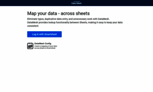 Datamesh.smartsheet.com thumbnail