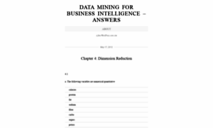 Dataminingforbi.wordpress.com thumbnail