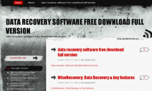 Datarecoverysoftwarefreedownloadfullversion.org thumbnail