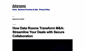 Datarooms.website thumbnail