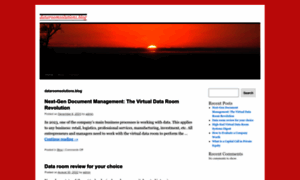 Dataroomsolutions.blog thumbnail