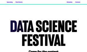 Datasciencefestival.com thumbnail