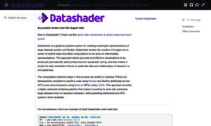 Datashader.org thumbnail