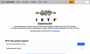 Datatracker.ietf.org thumbnail