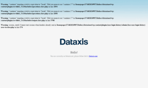 Dataxis.net thumbnail