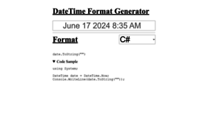 Dateformatgenerator.com thumbnail