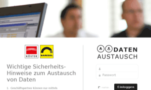 Datenaustausch.koester-bau.de thumbnail