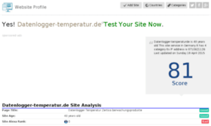 Datenlogger-temperatur.de.websiteprofile.net thumbnail